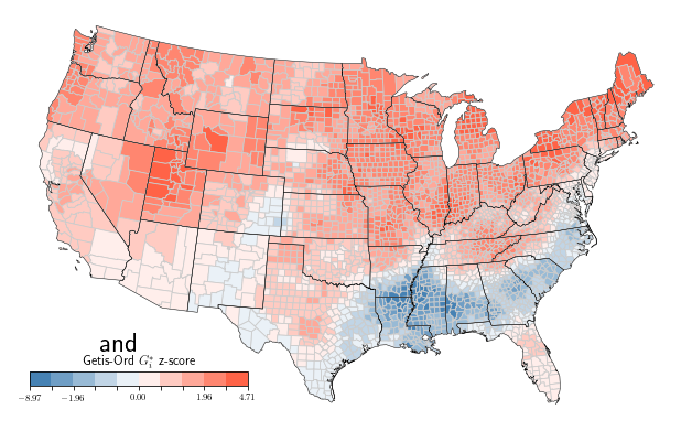 Map of the word 'but' in the US